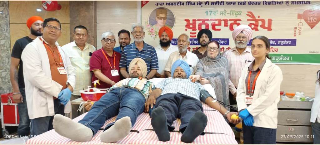 Organizing blood donation camps on the anniversary of your loved ones is a good trend Dr Bagga